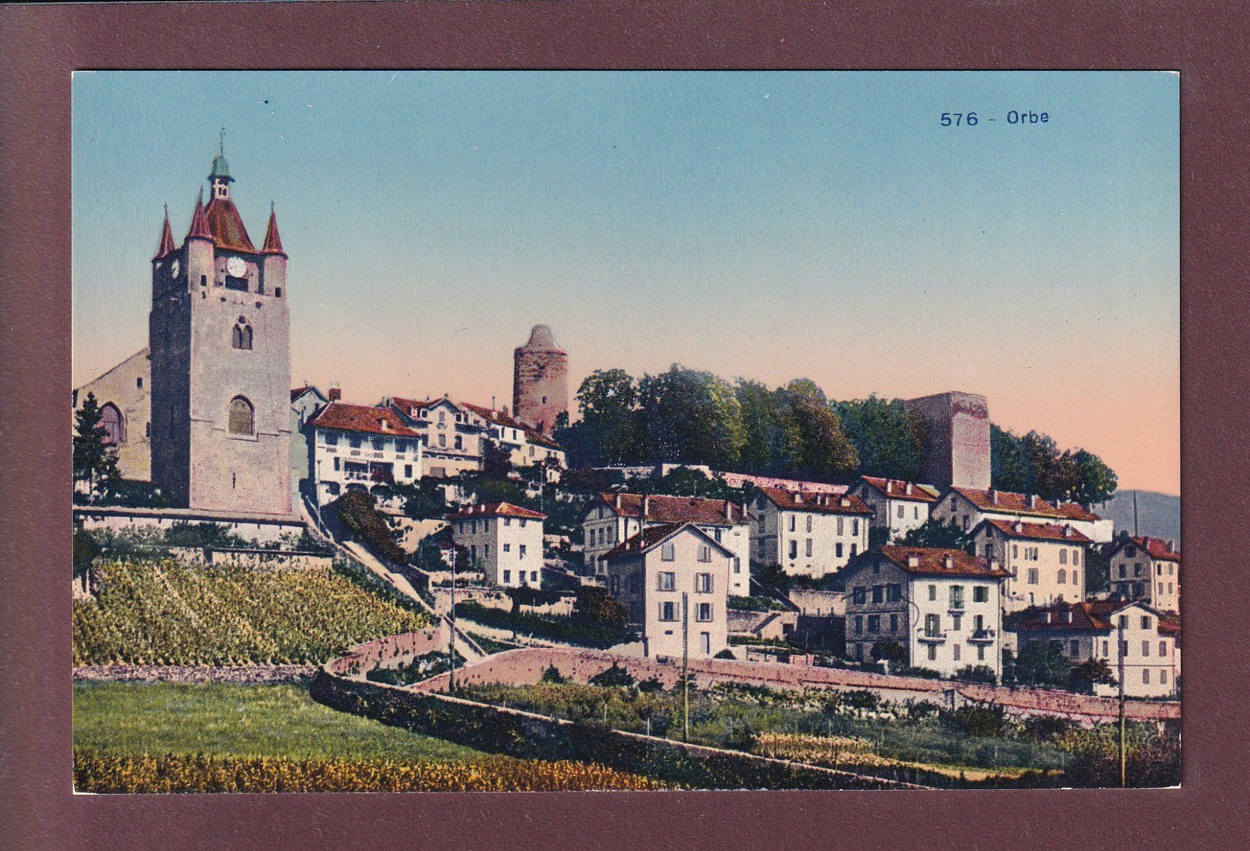 Cartoline postali: ORBE - Vue partielle – Usato da Pully venduto da nicecards