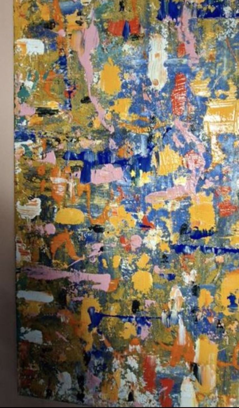 Gemälde: Gemälde " Farbtupfer" handmade 50×70 – Neu (gemäss Beschreibung) aus Riehen von Steinbock1970 2
