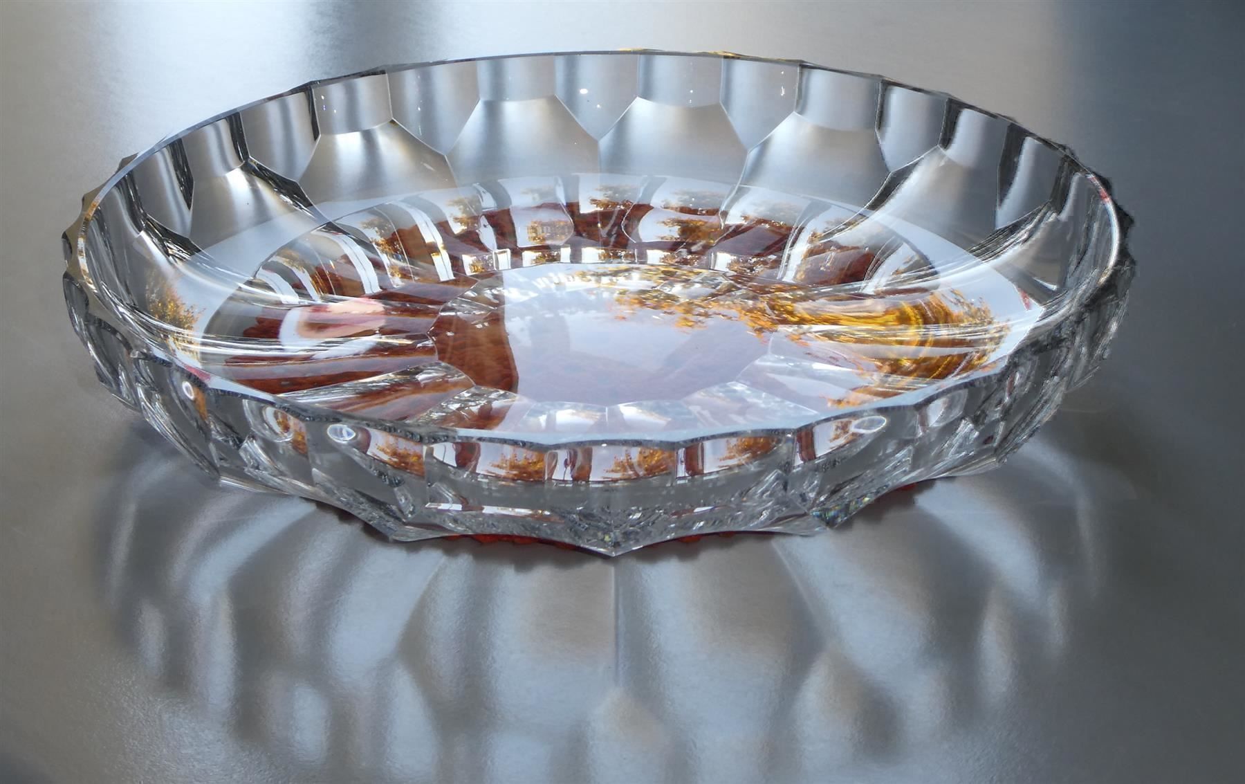 Piatti di portata: Früchteschale Schale Servierplatte Kristall Design – Usato da Frauenfeld venduto da dhour 8