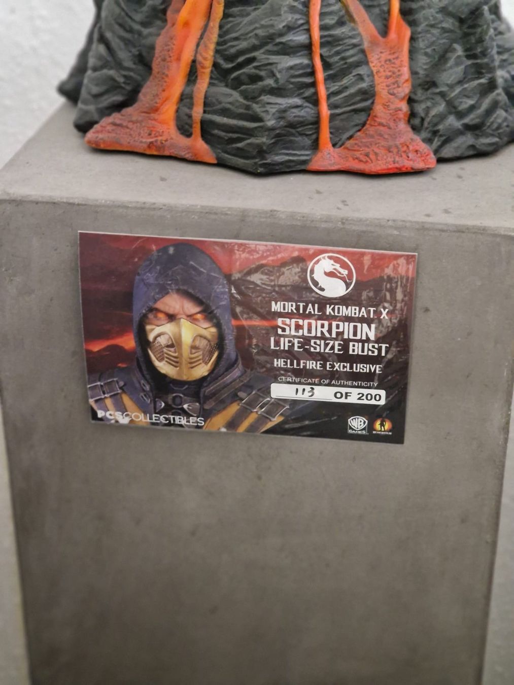 Sculture & Statue: PCS Mortal Kombat Scorpion Bust von PCS (hellfire exclusive) – Usato da Ittigen venduto da Boxfit-Bern_3052 3