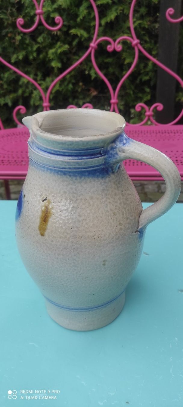 Karaffen: Ancienne Cruche en Grès de style Betschdorf H 25 cm – Gebraucht aus Porrentruy von Olifante 2