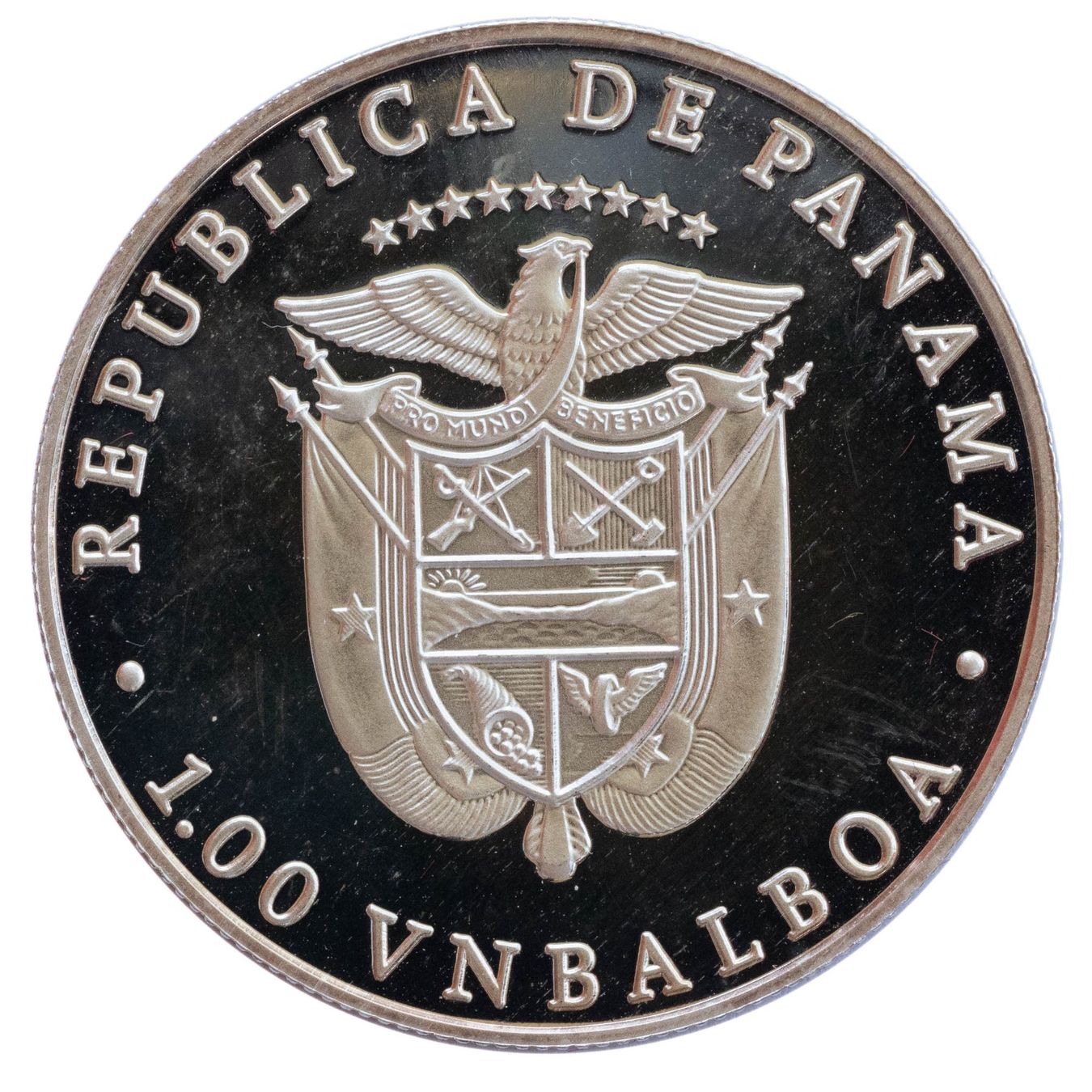 Tutti le monete: Panama 1 Balboa 1989 Silber – Nuovo (secondo la descrizione) da Rotkreuz venduto da num_6343 1