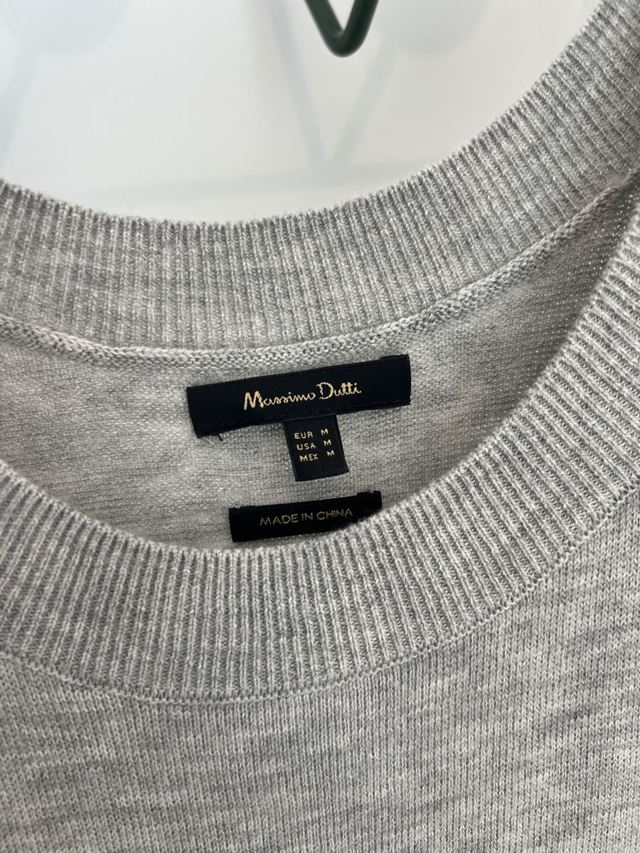 Massimo Dutti Vestiti: Robe en maille grise Massimo Dutti taille M – Usato da Montreux venduto da ZeAe 1