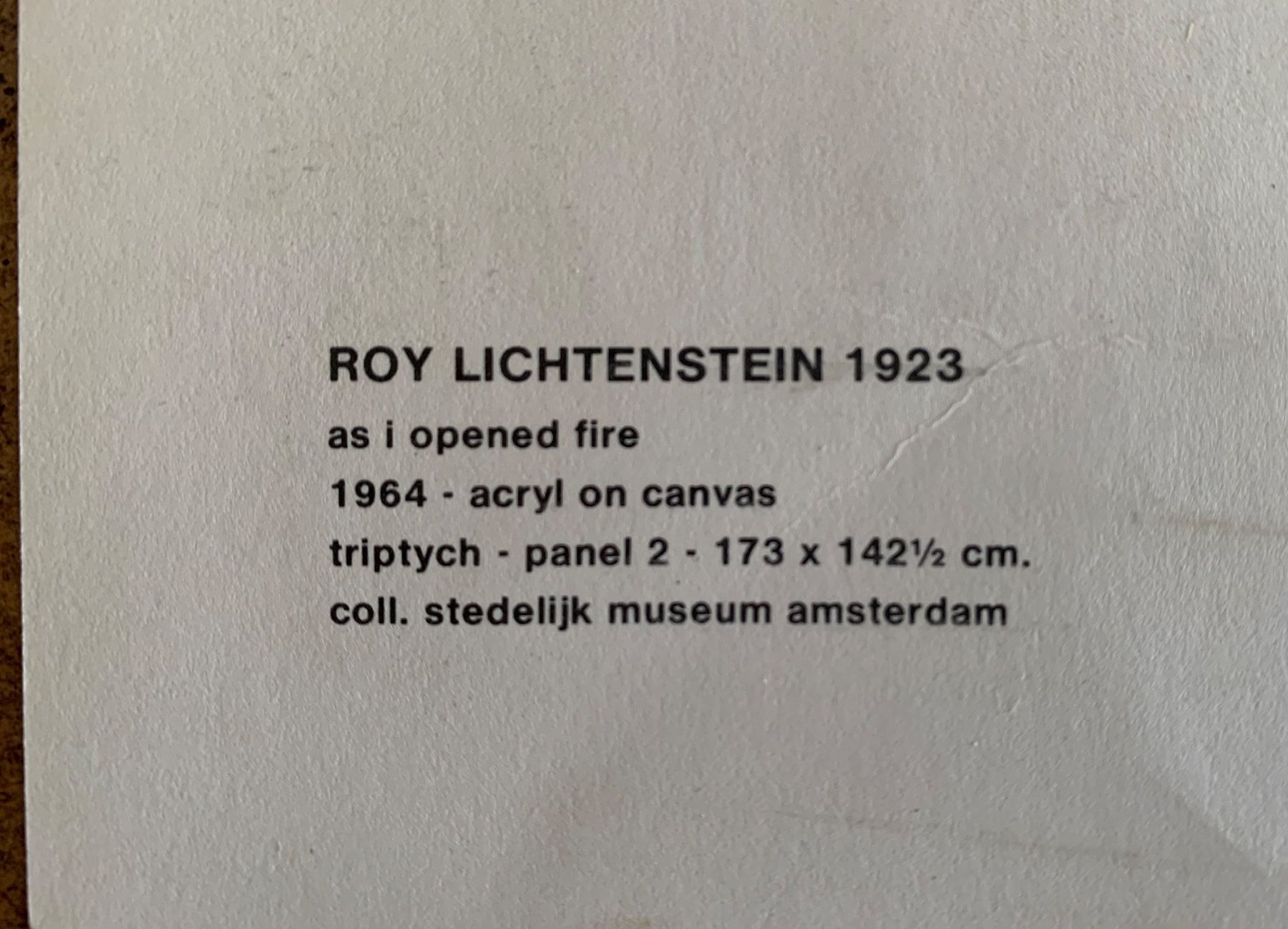Grafica & Litografie: Roy Lichtenstein - Triptyque - Originale de 1964 – Usato da Posieux venduto da pha_tnd9 3