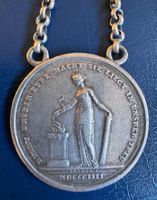 Silber Medaillon Zürich 1804, Bockenkrieg (v.Aberli)