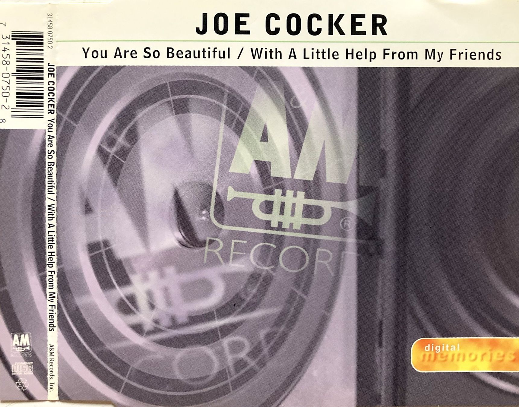 CD: JOE COCKER - YOU ARE SO BEAUTIFUL – Usato da Bottens venduto da hotter-than-hell