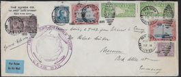 1929 Zeppelin Rundflug NEW YORK - FRIEDRICHHAFEN top ab 1.-