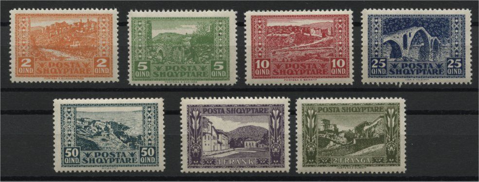 Tutti i francobolli: ALBANIEN, LANDSCHAFTEN 1922 POSTFRISCH – Nuovo (secondo la descrizione) da Wetzikon ZH venduto da Philimpex