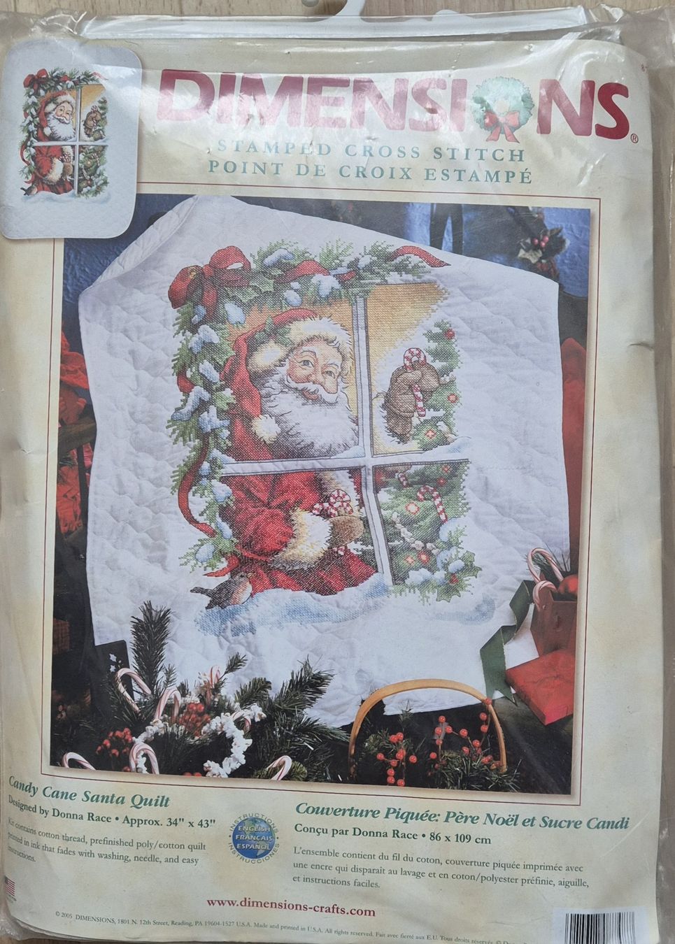 Stickrahmen: Weihnachts-Decke – Neu und originalverpackt aus Luzern von ahha