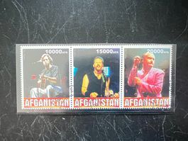 1999 Afghanistan Phil Collins Stamps illegal  (A170)