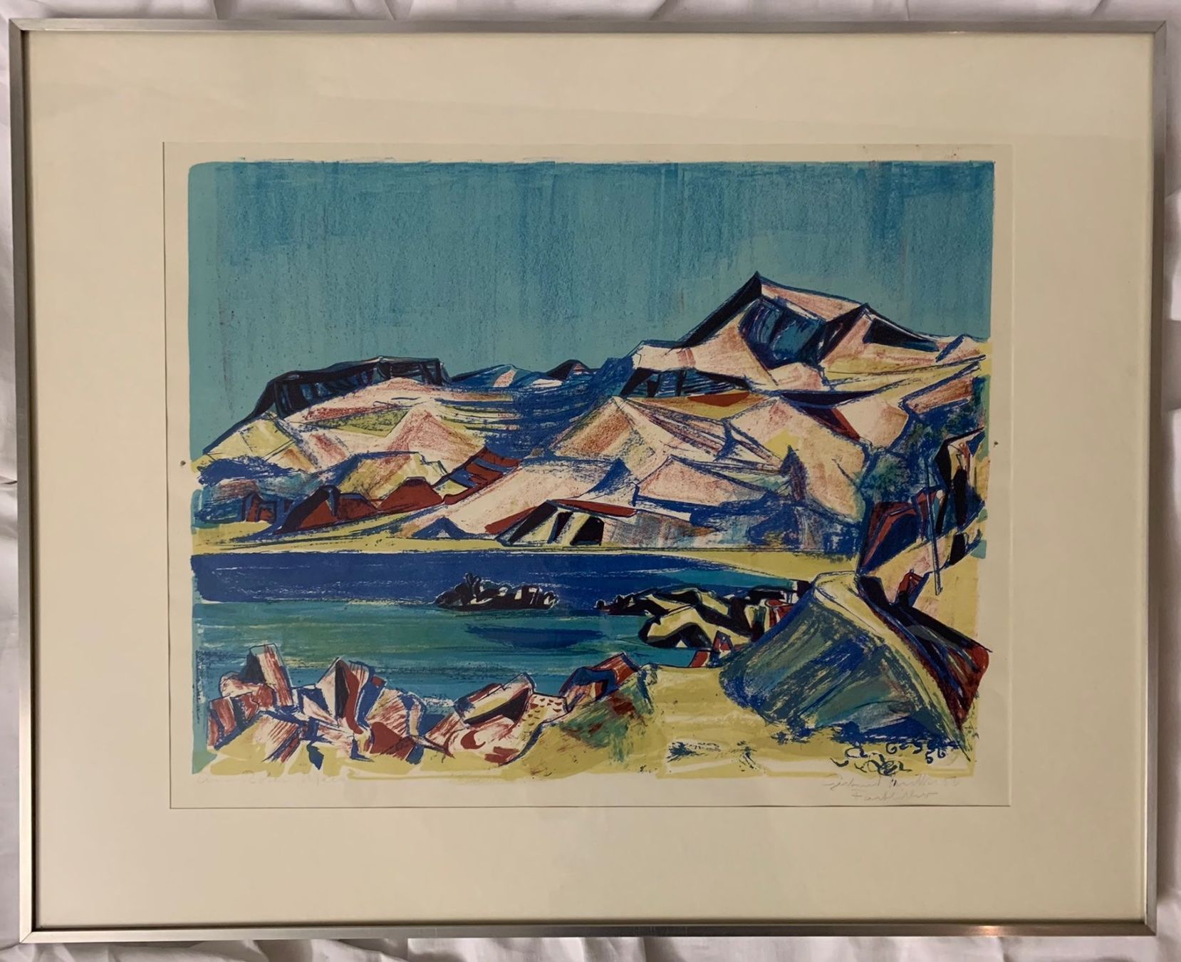 Grafica & Litografie: Farblithographie Gertrud Sentke 1956 – Usato da Liestal venduto da Corinne_bal