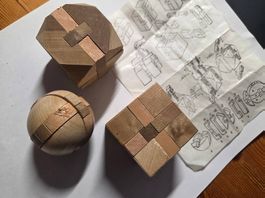 Puzzle en bois (style "Rubik")