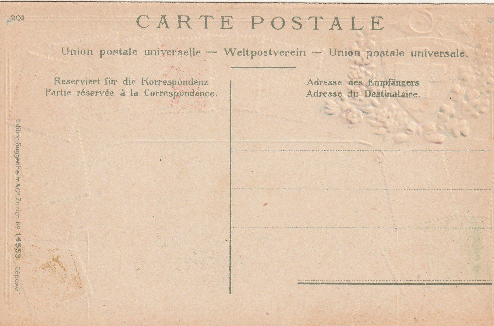 Cartoline postali: Lachen Prägekarte – Usato da Rorschacherberg venduto da fratovi2 1