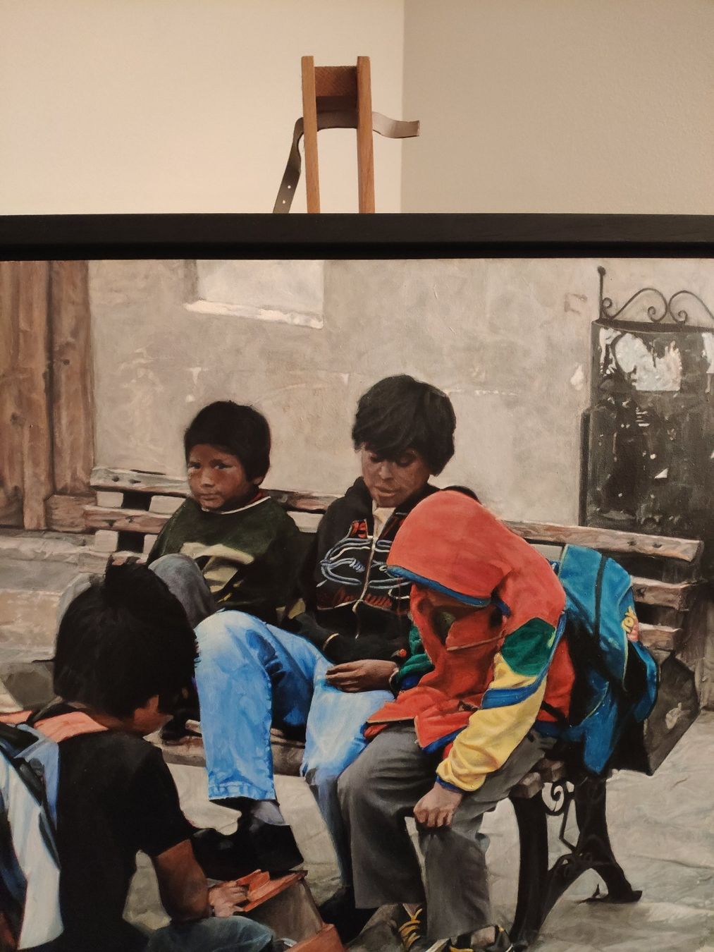 Dipinti: Acrylgemälde "Les petits cireurs aux chaussures cirées" – Nuovo (secondo la descrizione) da Greifensee venduto da fran_cois 5