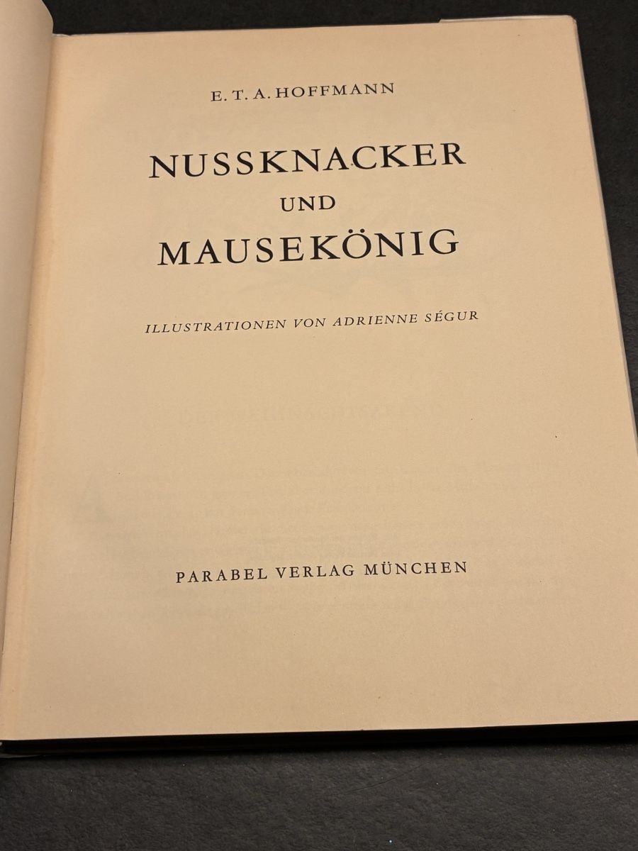 Libri: Buch: Nussknacker u.Mausekönig von E.T.A.Hoffmann – Usato da Bassersdorf venduto da 1Morgenrot 1