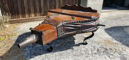 Rarität Blasebalg Bartisch Couchtisch