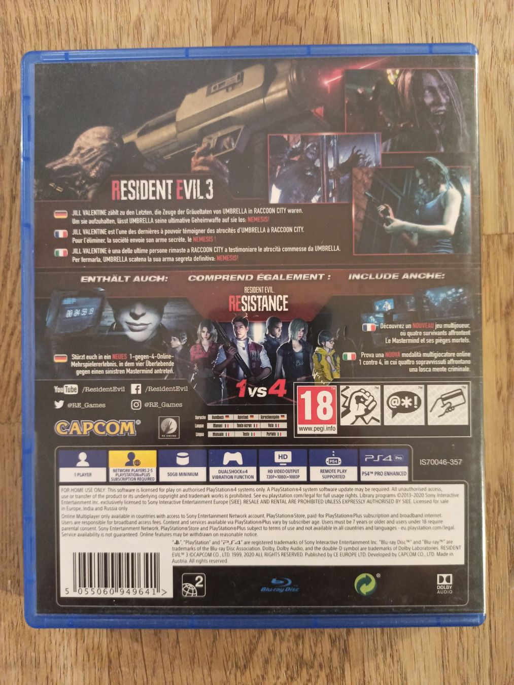 Giochi: Resident Evil 3 PS4 / PS5 – Usato da Oberweningen venduto da mar_87mx 1