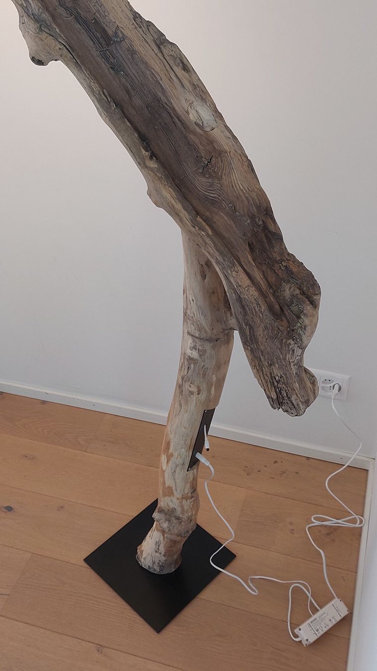 Lampade: Schwemmholz-Leselampe "Arcwood Light" – Nuovo e nell'imballaggio originale da Egnach venduto da Oldwoodstyle 5