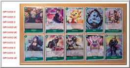 OP13 - Les 10 Cartes Verte