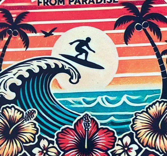 Ansichtskarten: Aloha From Hawaii - Rundes Schild - neu!!! – Neu und originalverpackt aus Bremgarten AG von Eurotiz 2