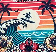 Aloha From Hawaii - Rundes Schild - neu