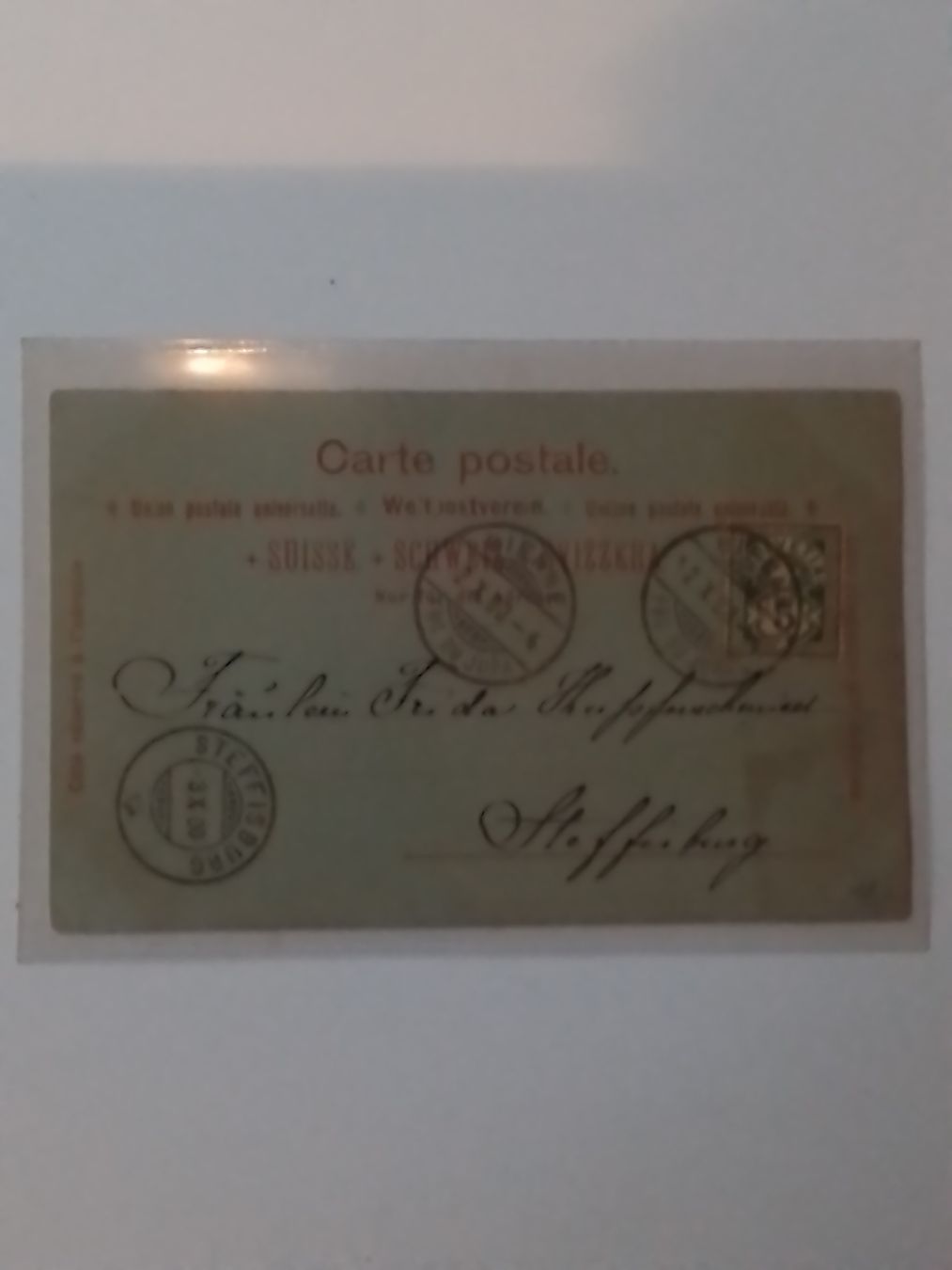 Ansichtskarten: Biel 1900 – Gebraucht aus Eptingen von Dreierhoefli 1