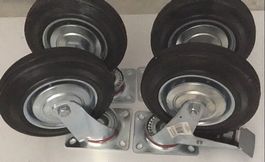 4er Set Lenkrollen Ø 200/R.40mm  à150kg