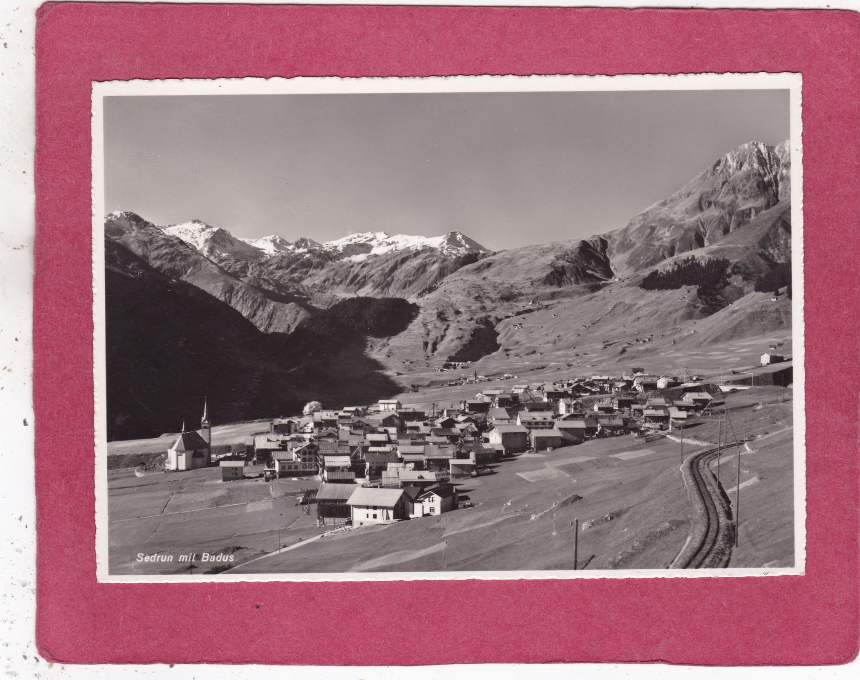 Cartes postales: Sedrun mit Badus – D'occasion à Herisau par Lisegrat2008