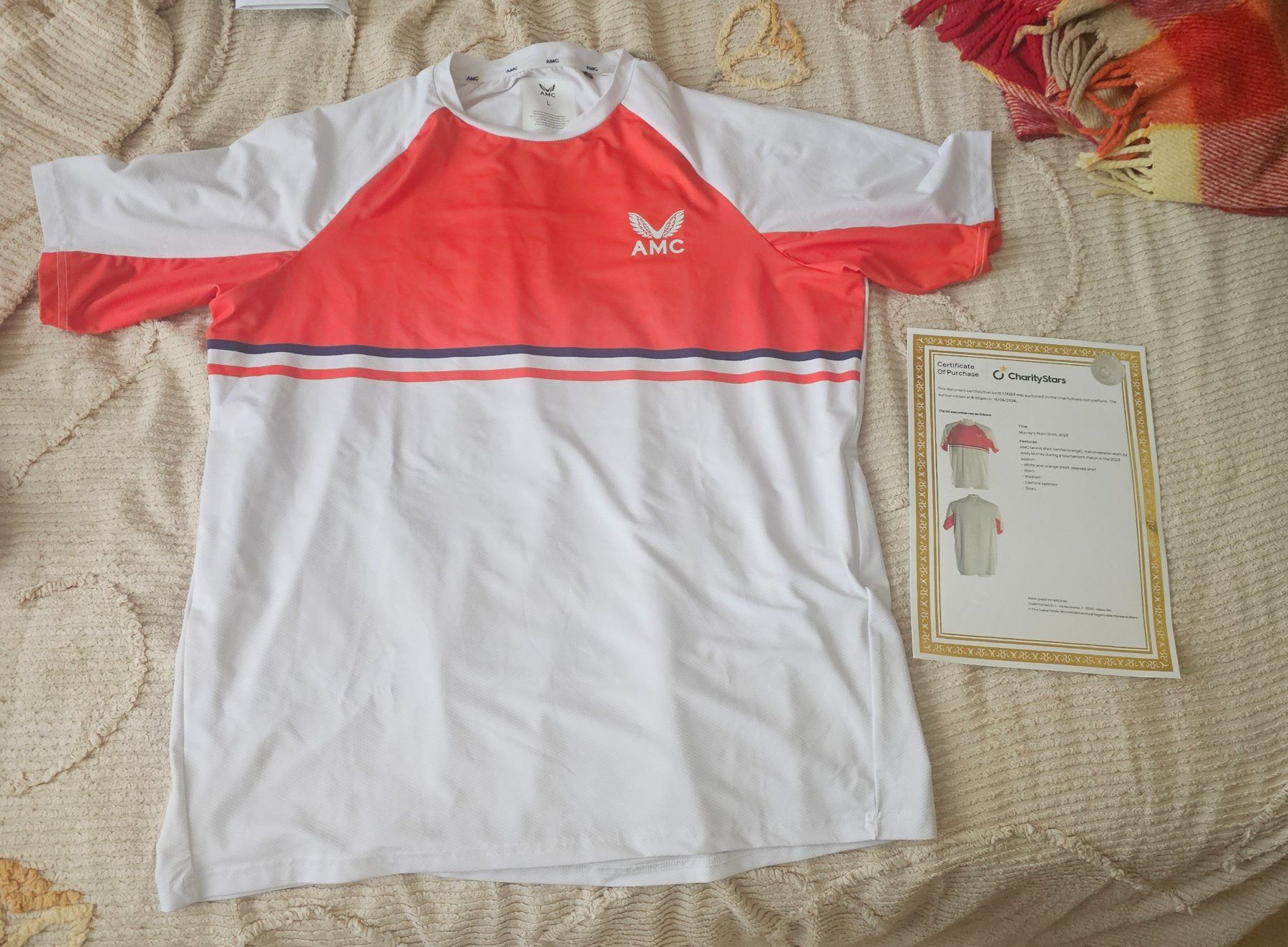 Canottiere & Pantaloni: Andy Murray Worn Shirt 2023 – Usato da St-Prex venduto da sebgav