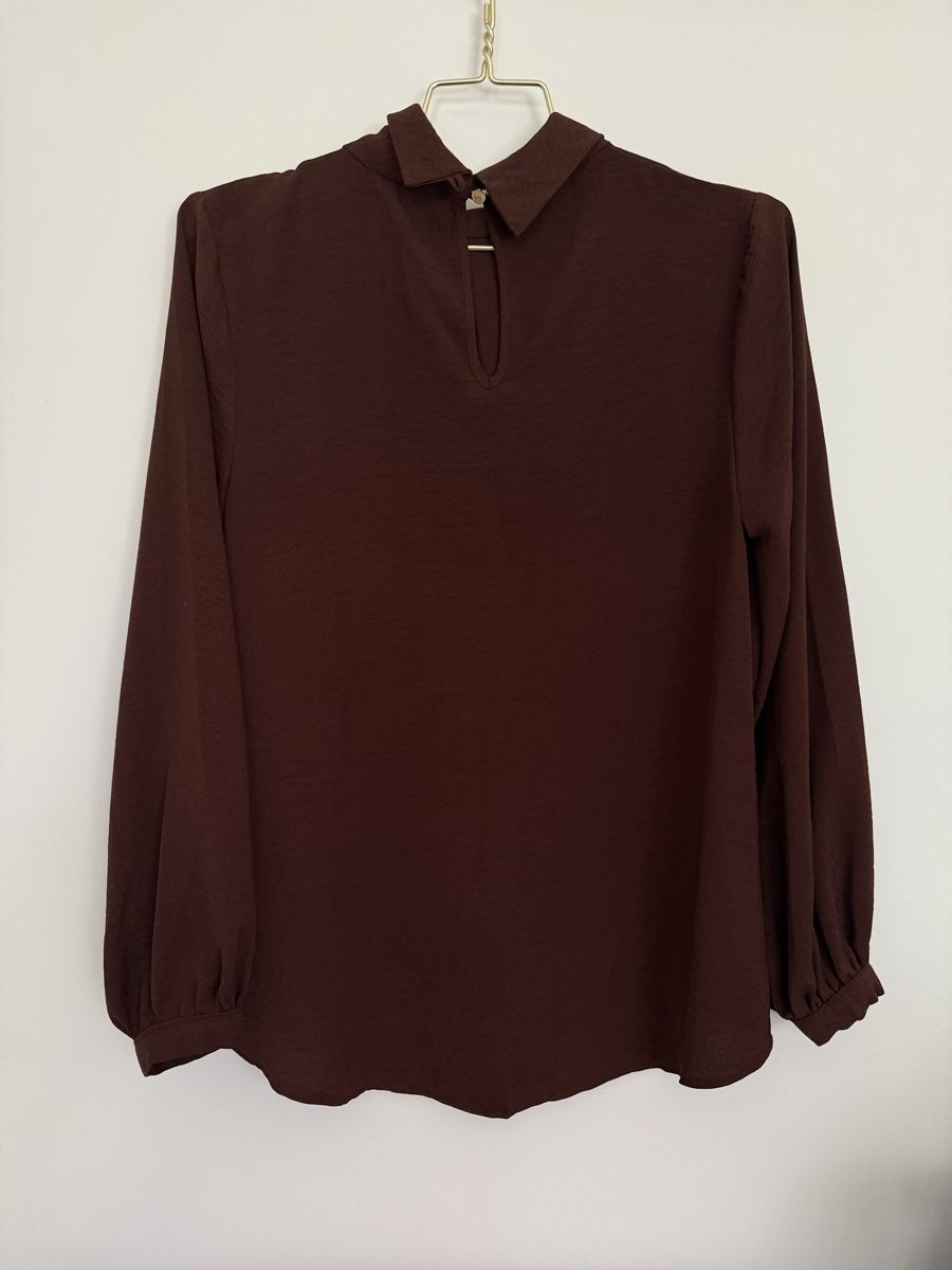 Camicette: Blouse in chocolate brown NEW – Nuovo e nell'imballaggio originale da Zürich venduto da eve_m2gr 3