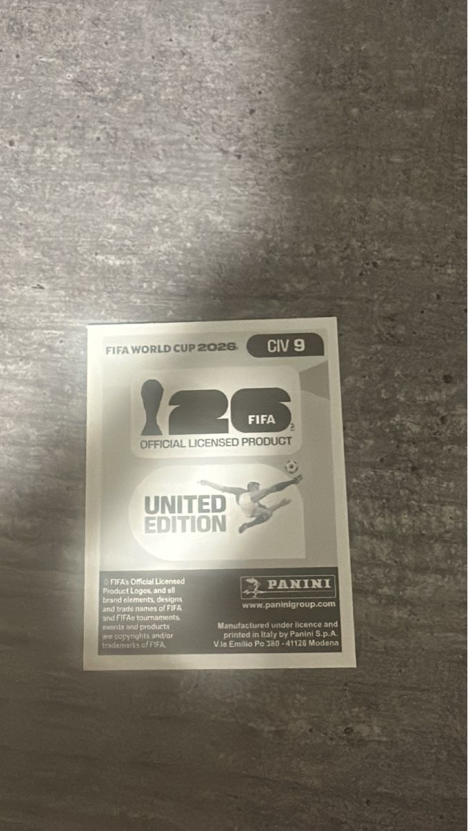 Panini Carte collezionabili: CIV 9 , FIFA WORLD CUP 2026 PANINI  – Nuovo (secondo la descrizione) da Frauenfeld venduto da 1PegPeg1 1