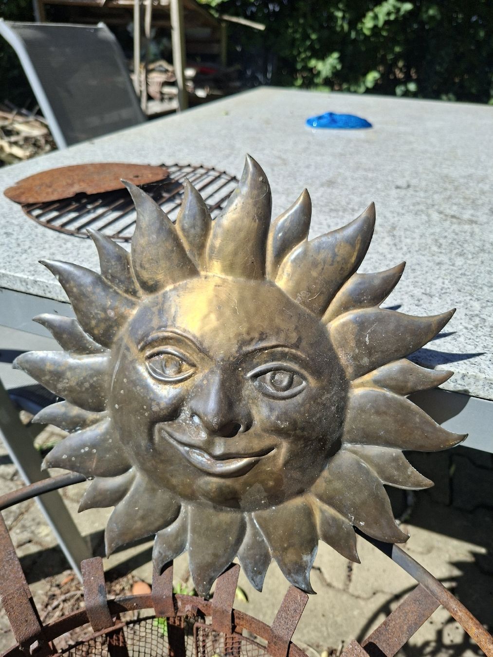 Alle Dekorationen: Fröhliche Messing  "Sonne"  – Gebraucht aus Ipsach von jpbo 3