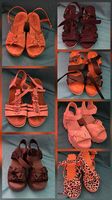 Blockabsatz Sandalen, gebrauchte und neue, 39