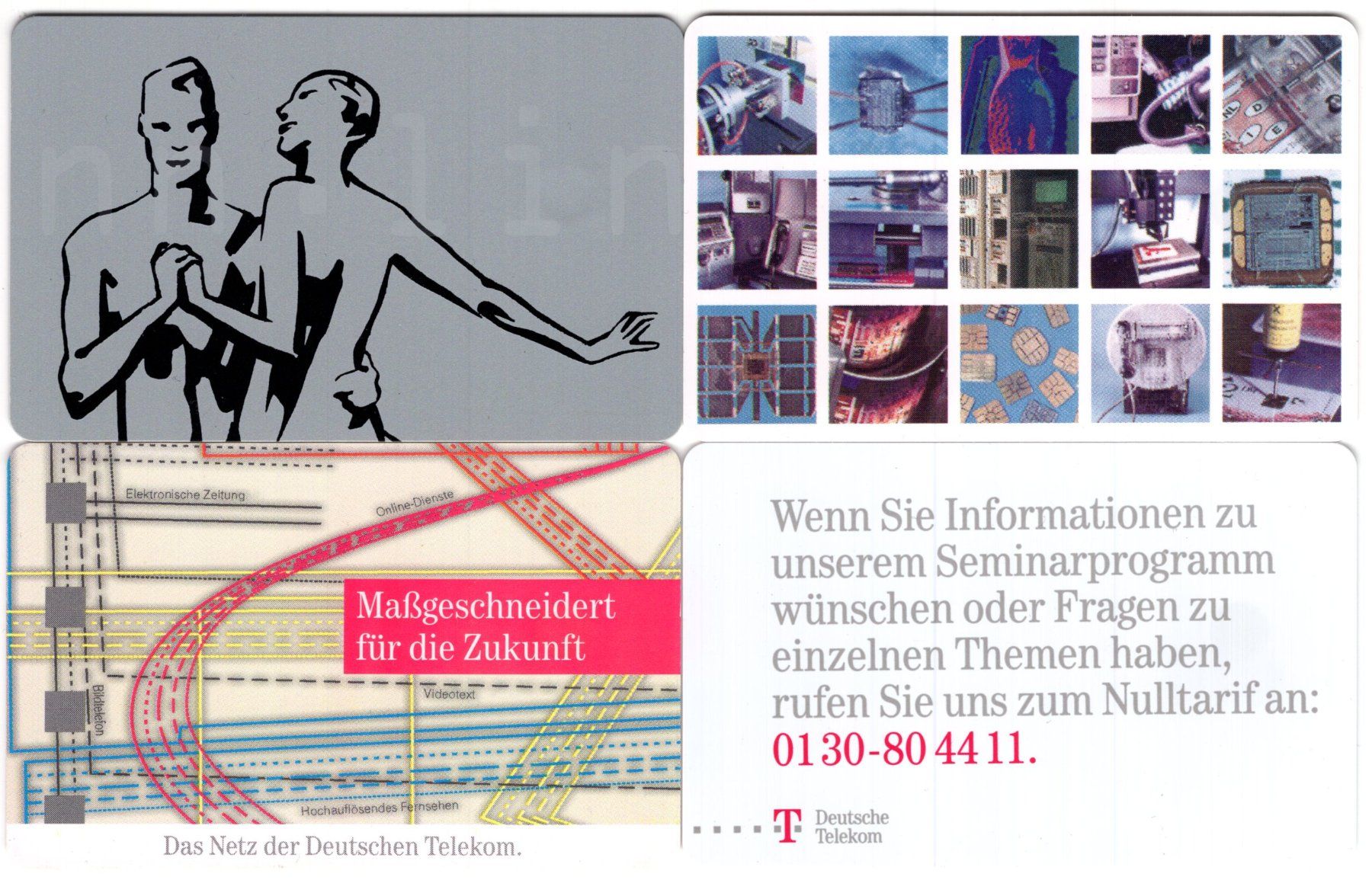 Schede telefoniche: 4 volle Deutsche Telefonkarten der A-Serie – Usato da Eglisau venduto da Chperfins