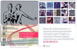 4 volle Deutsche Telefonkarten der A-Serie