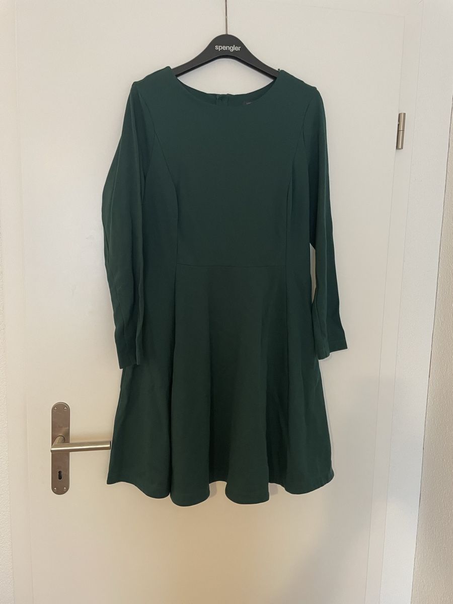 Vestiti: M&S Collection Kleid, Gr. 44, Grün, dicker Baumwollstoff – Usato da Münchenstein venduto da FamilieUlmi 2