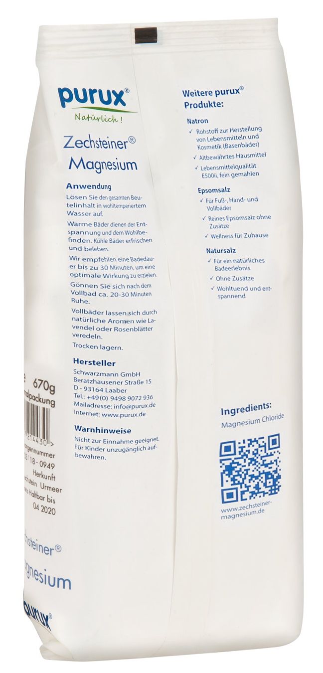 Lebensmittel & Spezialitäten: "Zechsteiner Magnesium 600gr Zechstein – Gebraucht aus Zezikon von Mercataro 1