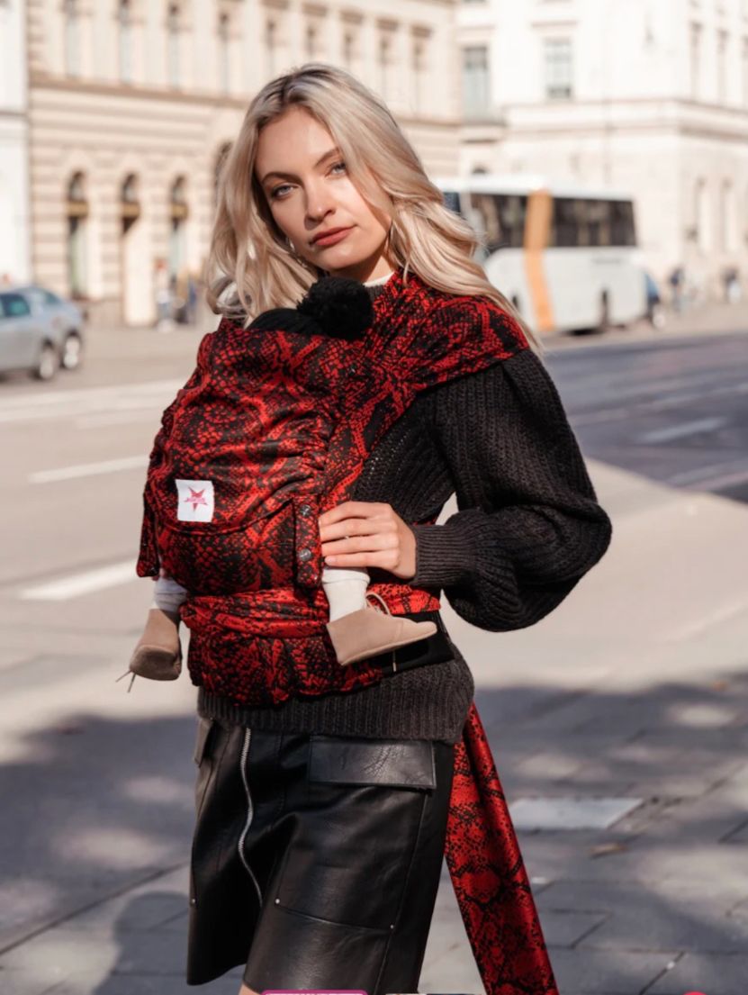 Kokadi Marsupi portabebè: Kokadi Wrapstar Snake valentino Toddlersize – Nuovo e nell'imballaggio originale da Oberdiessbach venduto da Wuetma 5