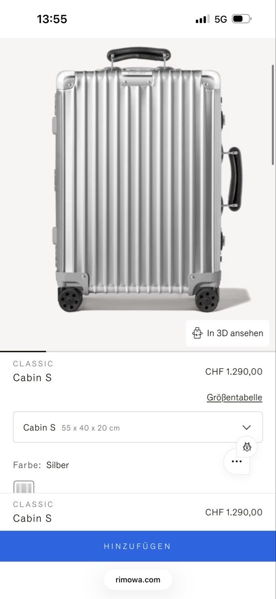 Rimowa Reisekoffer: Rimowa Koffer Classic S neu – Neu (gemäss Beschreibung) aus Waldenburg von Giuse12 7