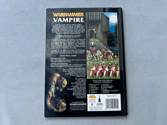 Libri: Warhammer - Armeebuch - Vampire - 6. Edition – Nuovo (secondo la descrizione) da Biberstein venduto da Lou13lou 1