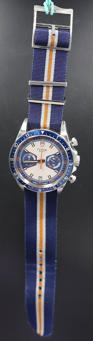 Tudor Orologi: Tudor Heritage Chrono Blue Réf. 70330B 42mm – Usato da Genève venduto da clos-mogador2001 1