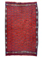 Tapis KILIM persan antique laine noué main. Iran. 188x114 cm