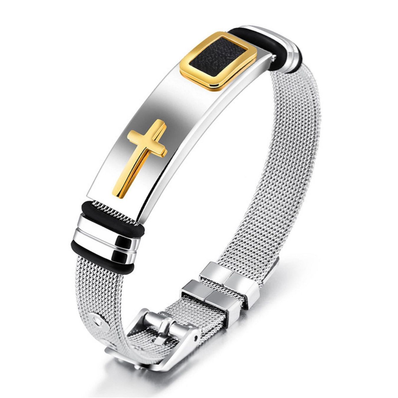 Bracciali & Braccialetti: Armband Gold Kreuz – Nuovo e nell'imballaggio originale da Wängi venduto da elcigarro