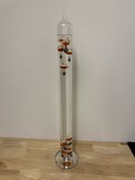 Galileo Thermometer Glas 62 cm Höhe guter Zustand