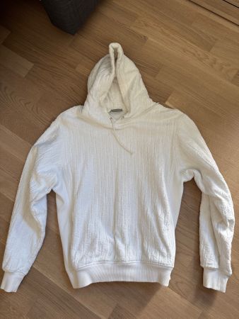 Dior Hoodie weiss mit Logo Muster gebraucht Zustand