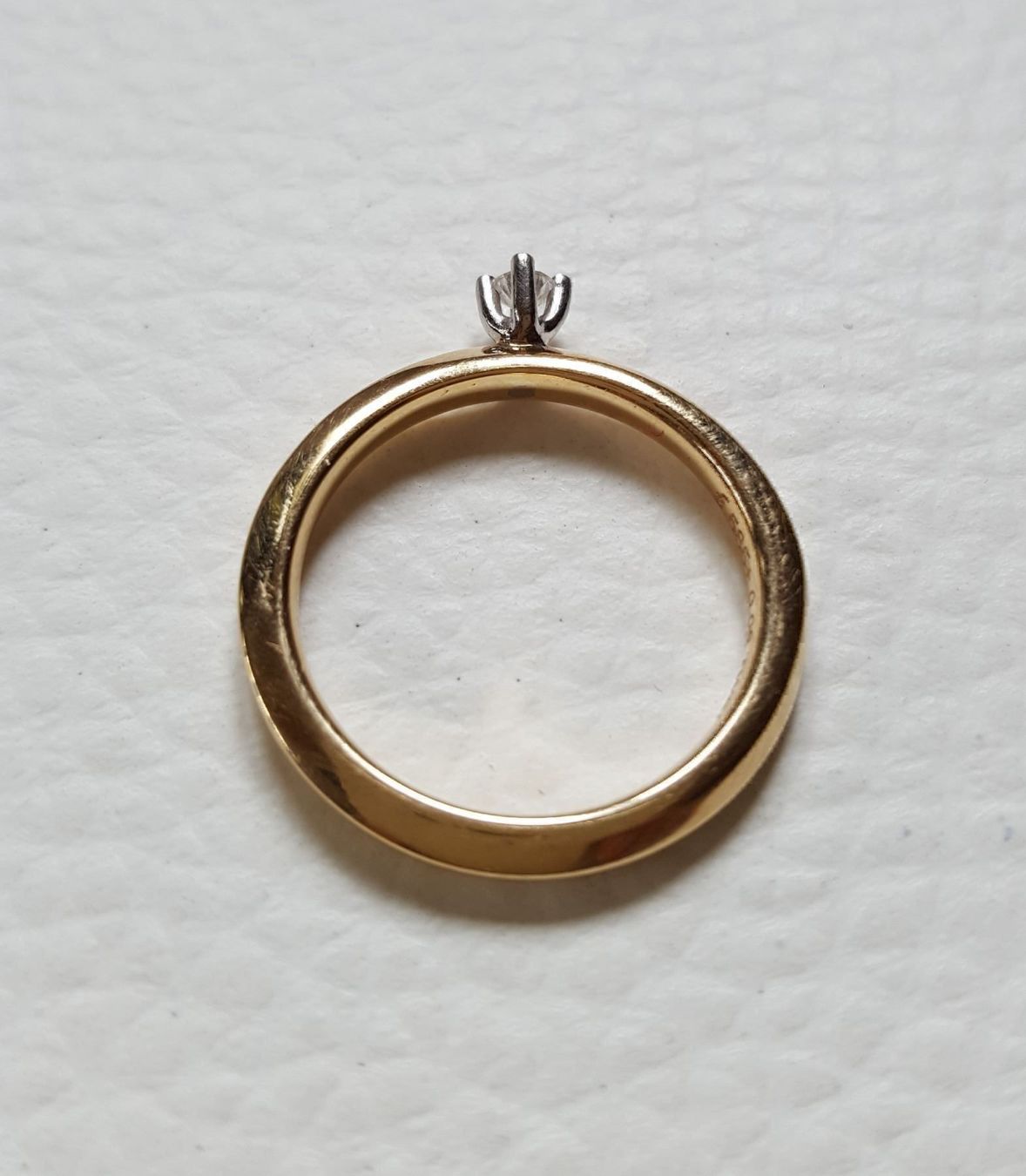 Anelli: Gold 585 Solitär Ring mit Brillant – Nuovo (secondo la descrizione) da Wald ZH venduto da Dasilver 7