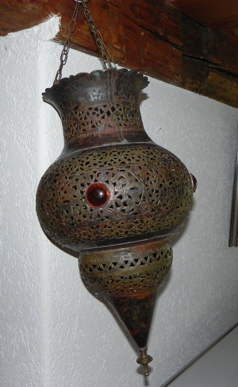 Lampade: antike Lampe Orient Kunst – Usato da Seedorf BE venduto da Stibutz 5