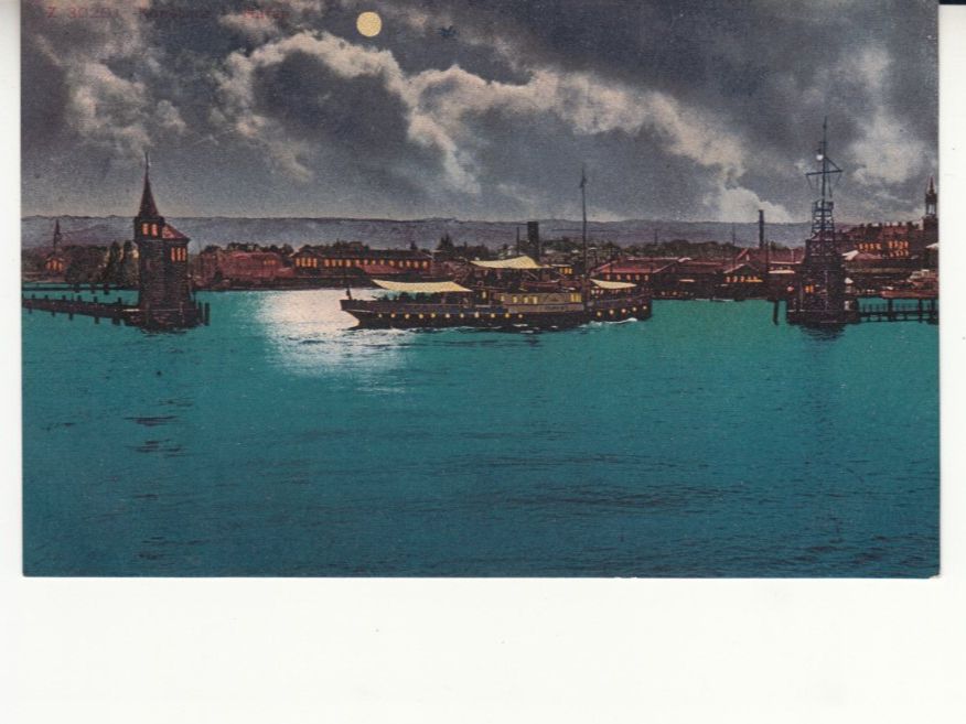 Cartoline postali: Konstanz Hafen ca. 1910 – Usato da Bürglen TG venduto da StampGraf