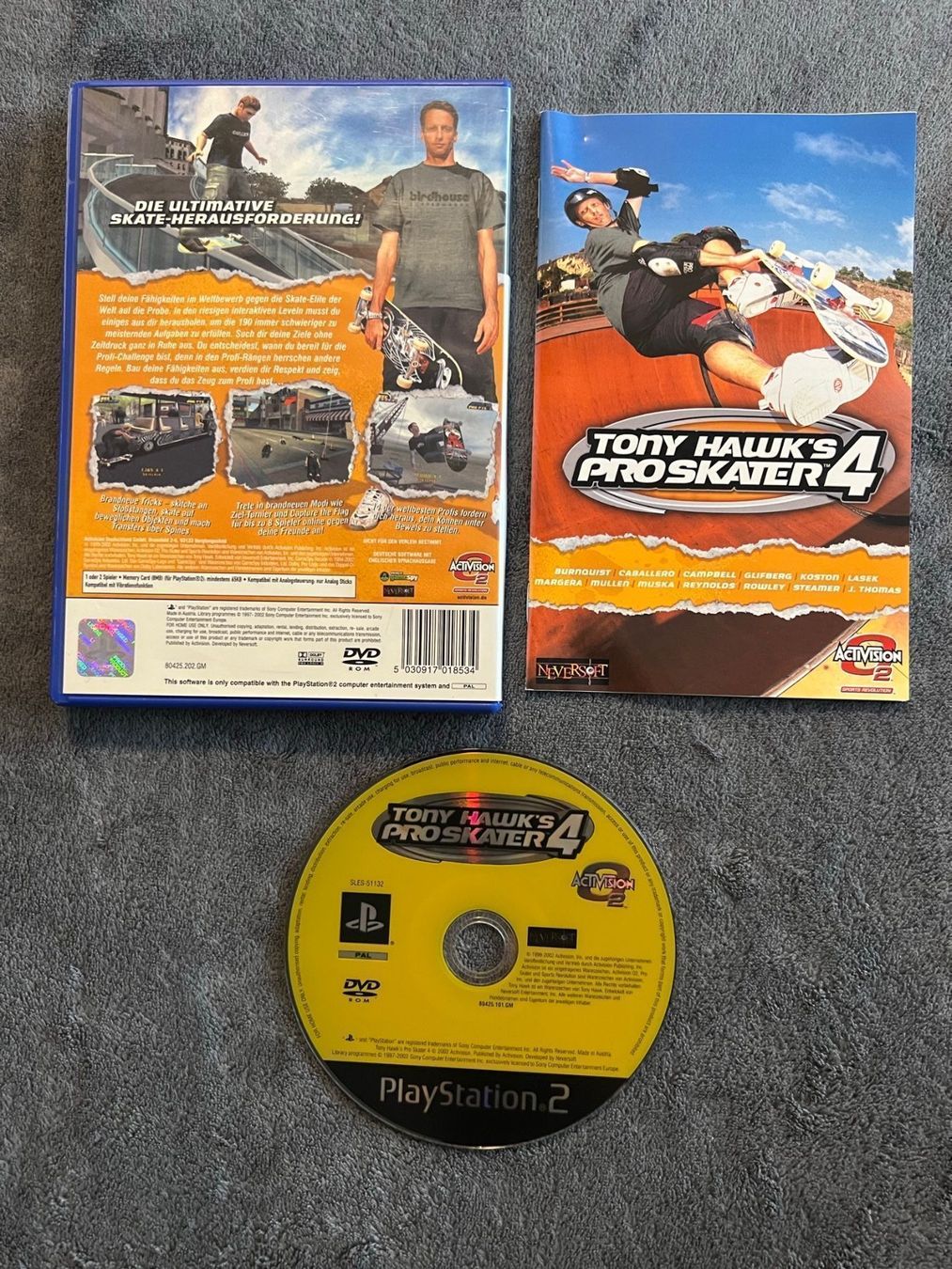 Sony Giochi: PlayStation 2 Tony Hawks Pro Skater 4 – Usato da Regensdorf venduto da scheissspiel 1