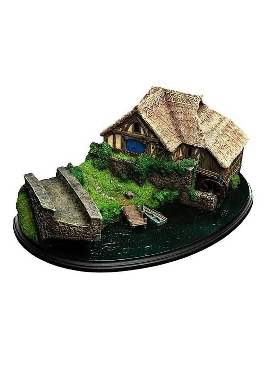 Statuette: Hobbiton Mill & Bridge - The Hobbit / Herr der Ringe – Usato da St. Gallen venduto da ManuelSt.